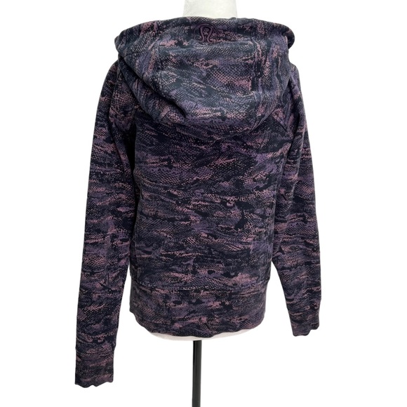 Lululemon Scuba Hoodie IV Rip Wave Purple Thunder Purple Size 8 - Picture 7 of 9